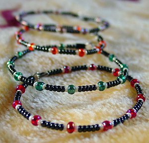 Easy Beaded Stacking Bracelets