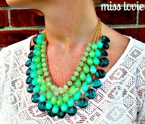 Green Goddess Bead Necklace