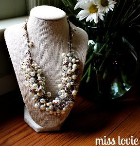 DIY Statement Bridal Necklace