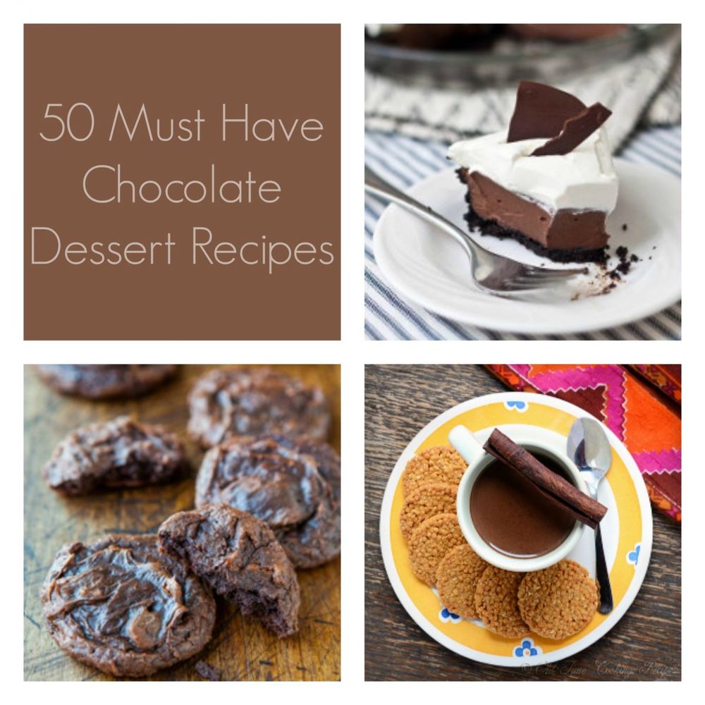 50 Must Have Chocolate Dessert Recipes | TheBestDessertRecipes.com