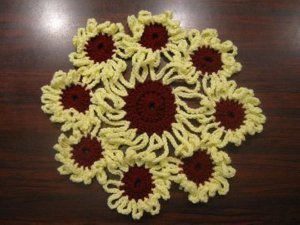 Spring Flower Doily