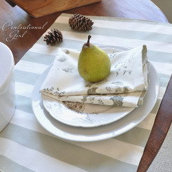 Reversible Cloth Place Mats and Napkins