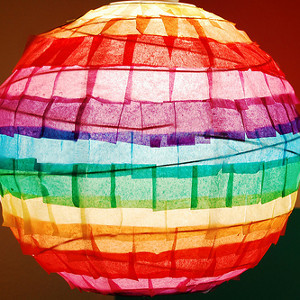 Bright Rainbow Lantern