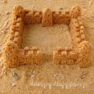 Easy Edible Sand Castle Krispie