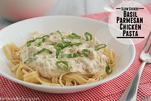 Slow Cooker Parmesan Chicken Pasta