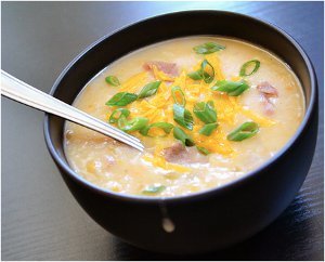 Budget Slow Cooker Potato Soup
