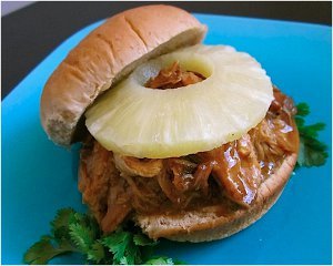 Pineapple Teriyaki Pork Sandwiches