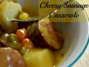 Poor Man's Cheesy Sausage Casserole