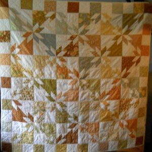 Golden Hunter's Star Quilt