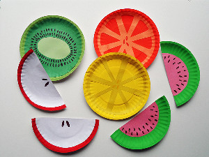 Paper Plate Fruity Fun