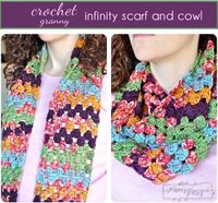 Granny Square Scarf | AllFreeCrochet.com