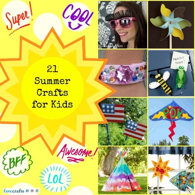 21 Summer Crafts for Kids