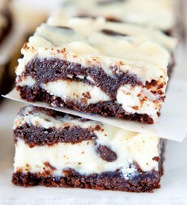 Black and White Cake Bars