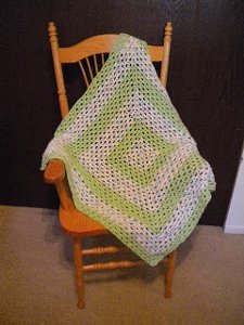 Lacy V-Stitch Baby Blanket
