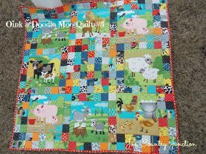 Animal Pens Baby Quilt