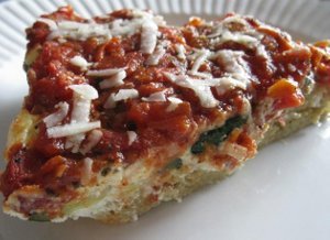 Zucchini Spaghetti Pie