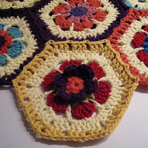 Primrose Crochet Hexagon