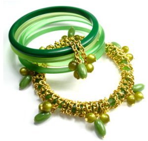 Gold Shimmy Bangles