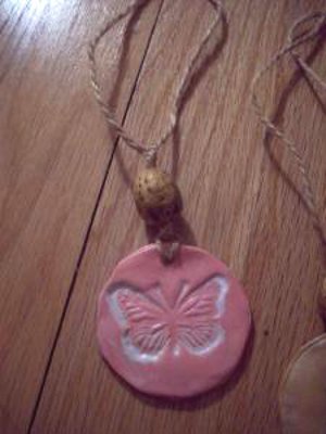 Clay Butterfly Charm