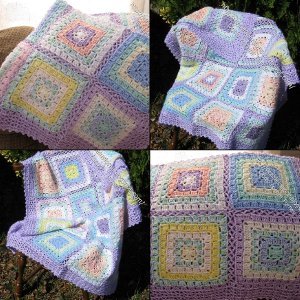 Sprinkles Easy Crochet Baby Blanket