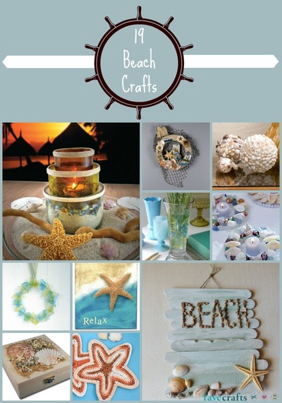 19 Beach Crafts for the Home