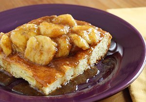 Bananas Fosters Overnight French Toast