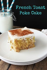 French Toast Poke Cake