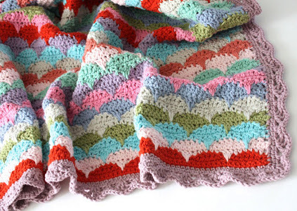 Clamshell Crochet Afghan