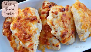 4-Ingredient Cheesy Ranch Chicken