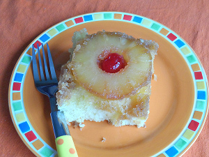 Shortcut Tropical Upside Down Cake