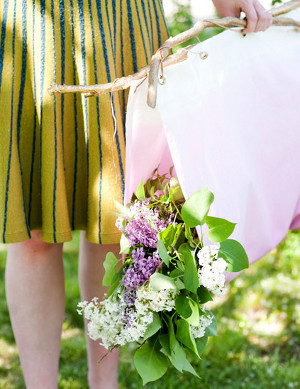 Ombre Flower Collector or Hanger