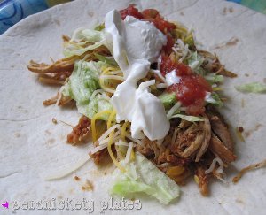 Simple Slow Cooker Salsa Chicken