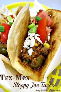 Tex-Mex Sloppy Joe Tacos