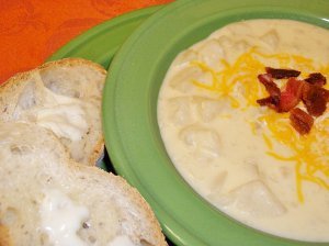 Double Duty Potato Chowder