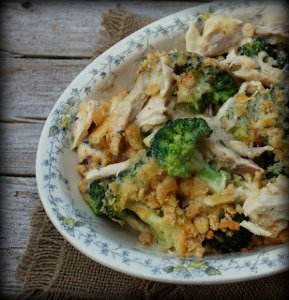 Ritzy Chicken Broccoli Bake