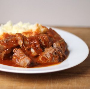 Tomato Braised Country Ribs