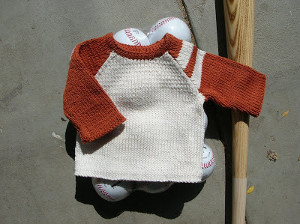 Baby's Baseball Sweater