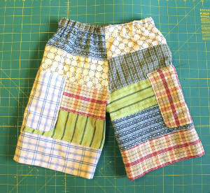 Incredibly Easy Patchwork Shorts