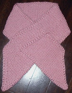 Pink Ribbon Scarf