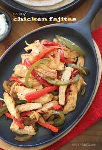 Skinny Chicken Fajitas