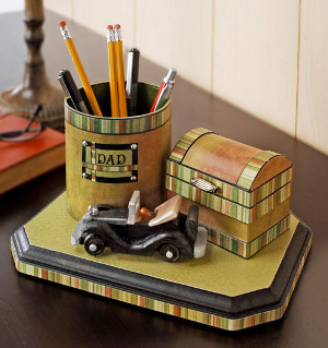 Father's Day Desk Organizer