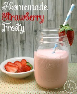 Copycat Wendy's Strawberry Frosty