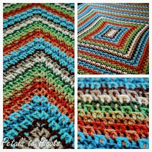 Colorful Kaleidoscope Afghan