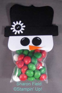 Paper Snowman Mini Treat Bags