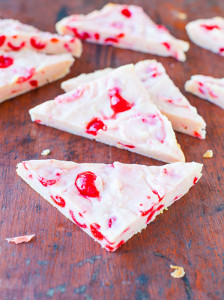 Creamy Cherry and Lemon Bars