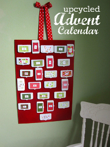 Recycled Materials Advent Calendar