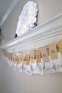 Clothespin Advent Calendar