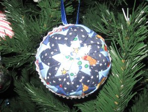 Starry Christmas Ball Ornament