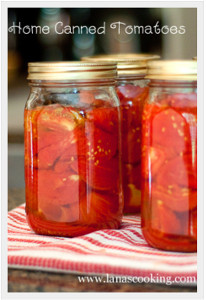 Home Canned Tomatoes