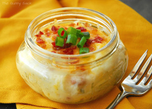 10 Minute Loaded Potato in a Jar